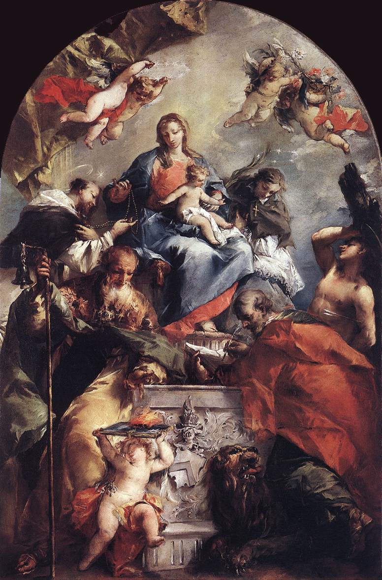 GUARDI, Gianantonio Madonna and Child with Saints kh